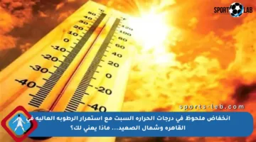 انخفاض ملحوظ في درجات الحرارة السبت مع استمرار الرطوبة العالية في القاهرة وشمال الصعيد… ماذا يعني لك؟